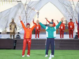 Игры начались. Зажжён огонь XXII Спартакиады по национальным видам спорта