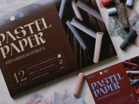 Альбом для пастели nuance., абразивная бумага, 4 цвета, 350 гр/м2