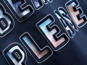 Футболка с объёмным принтом для мальчиков, Синий