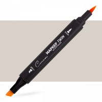Маркер спиртовой Сонет "TWIN Brush" Теплый серый 0