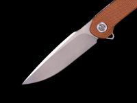 Складной нож Dr.Tech W3613MO, сталь D2, рукоять микарта, оранжевый