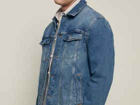 Джинсовая куртка-рубашка