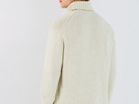Свитер с содержанием шерсти, Бежевый