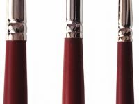 Кисть синтетика №6 круглая Альбатрос "Студио" длинная ручка