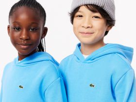 Детская толстовка Lacoste из органического хлопка