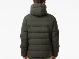 Мужская куртка-бомбер Lacoste на молнии из хлопка