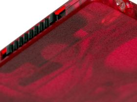 Швейцарская карта Victorinox SwissCard Lite, сталь X50CrMoV15, рукоять ABS-пластик, полупрозрачный красный