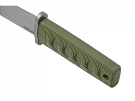 Нож с фиксированным клинком Cold Steel Kyoto II, сталь 8Cr13MoV, рукоять кратон, оливковый