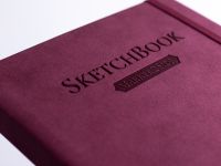 Скетчбук для маркеров Малевичъ "2SIDE" 15х21 см 40 л 220 г, двусторонняя бумага, бордовый