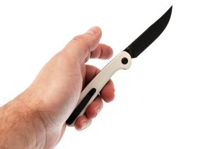 Складной нож Sencut Skelfin, сталь 9Cr18MoV, рукоять G10, белый