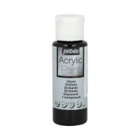 Акрил для декора Pebeo "Acrylic Paint" 59 мл, глянцевый, черный