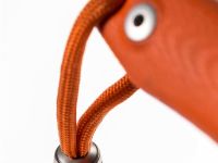 Нож с фиксированным клинком LionSteel M1 GOR, сталь M390, рукоять G10, оранжевый