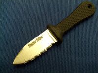 Нож с фиксированным клинком Cold Steel Super Edge, сталь AUS-8A, рукоять Kray-Ex, черный