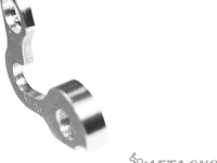 Держатель заднего переключателя &quot;петух&quot; Meta №219 фрезерованный (серебристый)