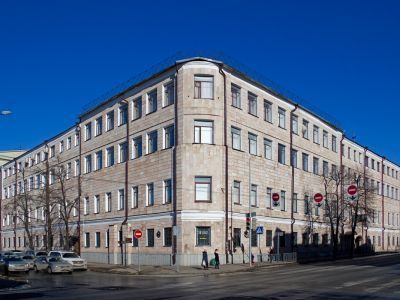 Бывшее здание ветеринарного института, где в 1891 - 1894 гг. учился Н.Э.Бауман (бывший дом Щербаковой)