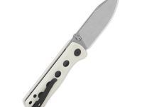 Складной нож QSP Canary Folder, сталь Sandvik 14C28N, рукоять G10, белый