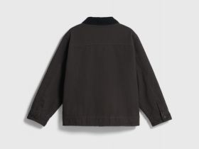 Утеплённая куртка из канваса для мальчиков, Серый