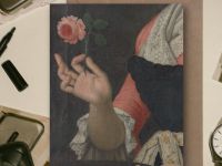 Открытка с шелковым покрытием ISKVSSNO "Счастье"