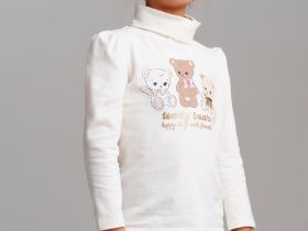 Водолазка трикотажная для девочек