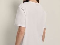 Футболка свободного силуэта с принтом