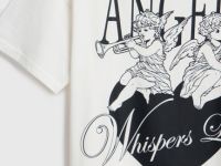 Футболка с принтом для девочек, Белый