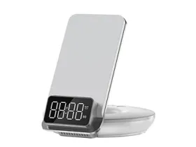 Беспроводное зарядное устройство WiWU Automatic Positioning M11 4 в 1 Wireless Charging 15W (белый)