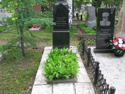Могила  ученого почвоведа, члена-корреспондента ВАСХНИЛ Константина Павловича Горшенина