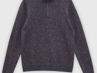 Джемпер прямого силуэта с шерстью