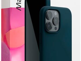 Клип-кейс VLP Aster для Apple iPhone 16 Pro Max с MagSafe Тёмно-синий
