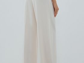 Широкие брюки, Бежевый