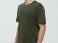 Базовая футболка из хлопка прямого силуэта