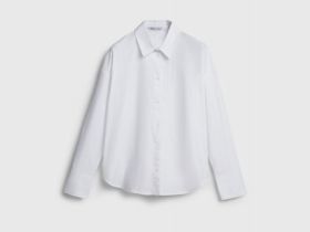 Рубашка из хлопка, Белый