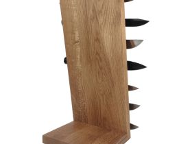 Подставка для коллекции из 7-ми ножей Woodinhome HKS0207ON, дуб, коричневый