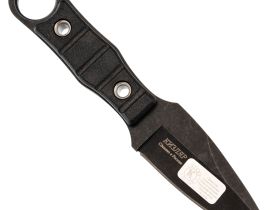 Нож шейный Ёж, сталь AUS-8 SW черный, Кизляр