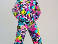 Комбинезон текстильный с полиуретановым покрытием для девочек