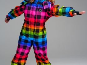 Комбинезон текстильный с полиуретановым покрытием для девочек