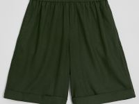 Шорты из хлопка и льна