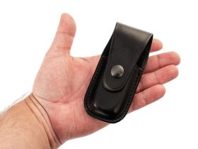 Чехол для складного ножа на пояс, 100 мм, кнопка