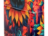 Зажигалка ZIPPO Spooky Sunflower с покрытием 540 Tumbled Brass, латунь/сталь, разноцветная, 38x13x57 мм