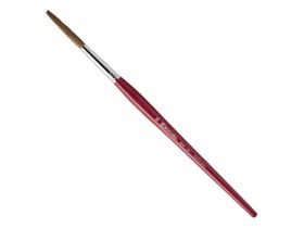 Кисть ушной волос №10 круглая удлиненная Escoda "Filleting and Lettering 6521" короткая ручка