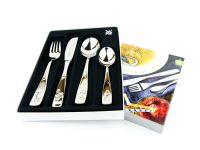 WMF Набор детских столовых приборов 4 предмета Tiere Kinderartikel WMF