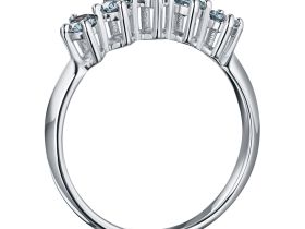 Кольцо из белого золота э0912кц03183700_blue