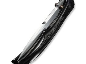 Складной нож WE Knife Tighe Down, сталь M390, рукоять титан/карбон, черный