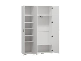 Распашной шкаф Стелла 3-120x190 Белый