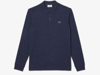 Мужское поло Lacoste L.12.21 классического кроя с длинным рукавом