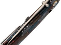 Складной нож SRM Medal 255l-GQ2, сталь 140Cr Laminated, рукоять Damascus G10