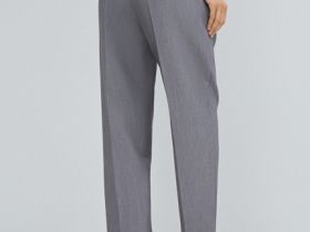 Брюки с ремнём, Серый