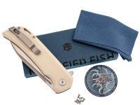 Складной нож Petrified Fish Tunny PFB05WS, сталь Sandvik 14C28N, рукоять G10