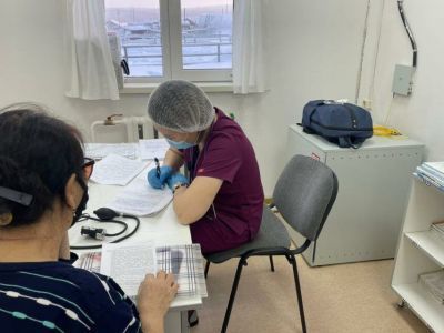 Онкоскрининг провели врачи Усть-Алданской ЦРБ в труднодоступном селе Бярия