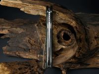 Складной нож CJRB Pyrite, сталь  AR-RPM9, рукоять зеленая микарта